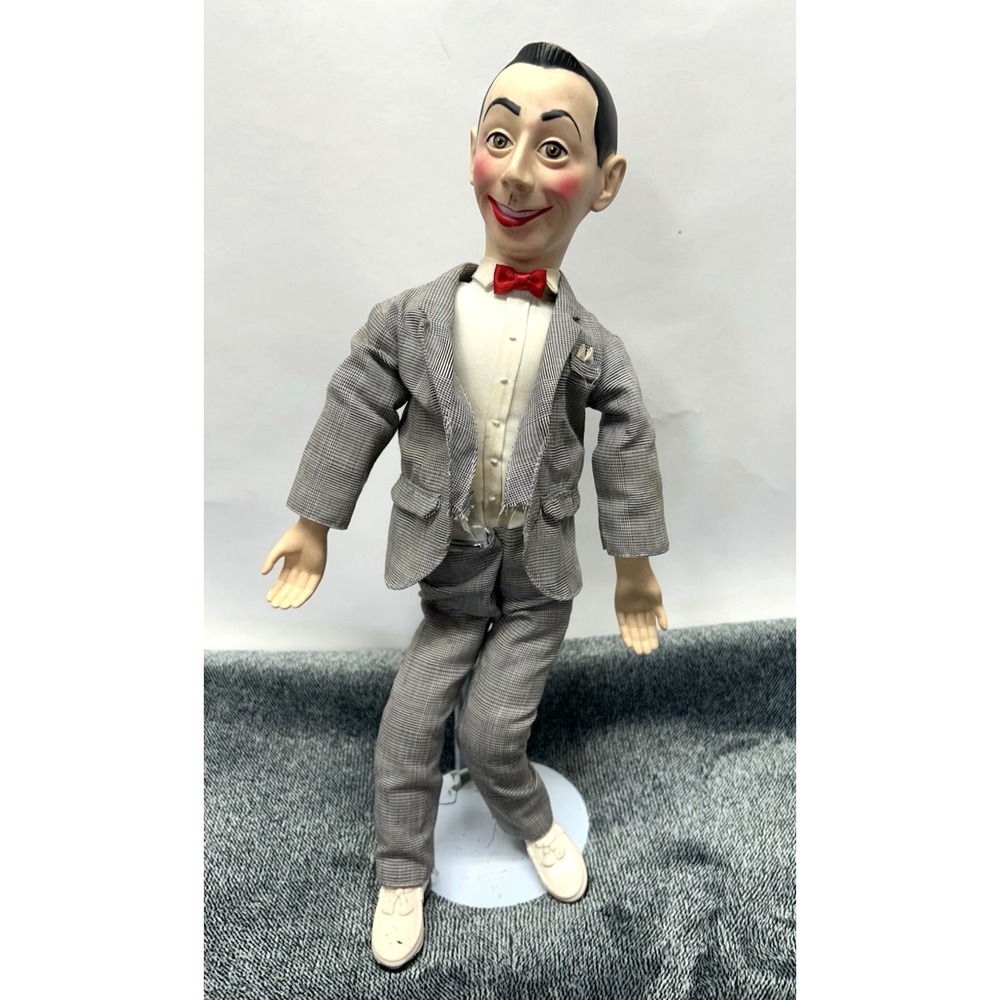 1987 Pee-Wee Herman Talking Pull String Doll. Voice Distorted, Very Fast. Vtg.